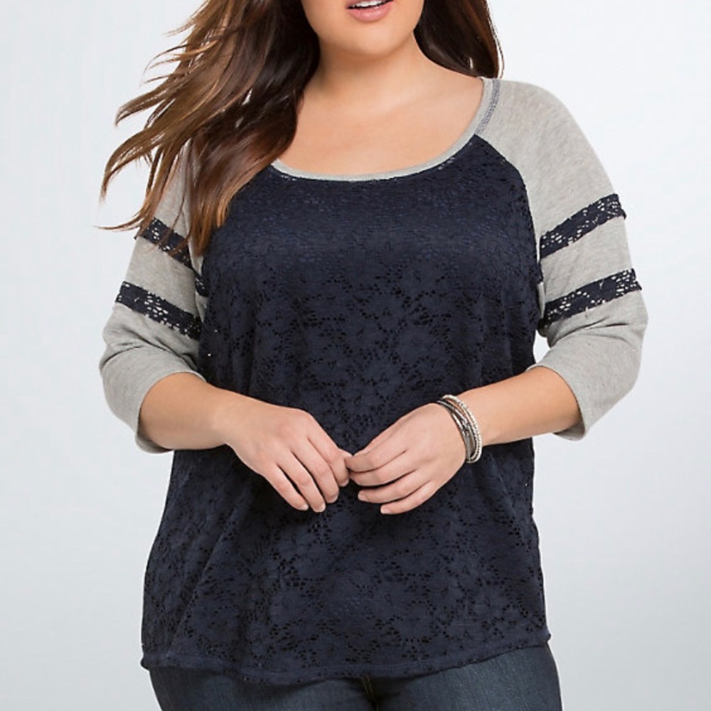 Lace Football Top